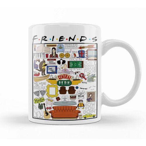 Friends Kolaj Kupa Bardak Porselen