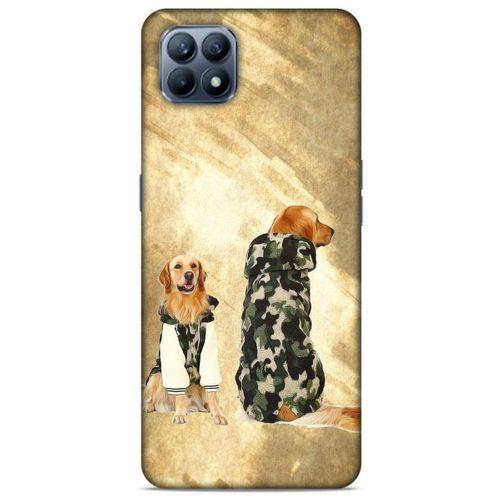 Huawei P40 Lite Kılıf Köpek Kıyafetleri (32) Soft Silikon Kılıf Golden Kapişonlu Polar