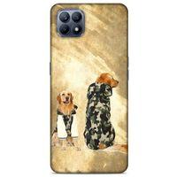 Huawei P40 Lite Kılıf Köpek Kıyafetleri (32) Soft Silikon Kılıf Golden Kapişonlu Polar