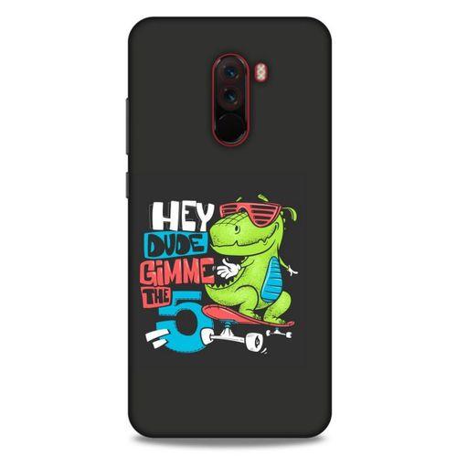 Animax Kaykaylı Dinozor Xiaomi Pocophone F1 Kılıf Desenli Silikon