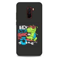 Animax Kaykaylı Dinozor Xiaomi Pocophone F1 Kılıf Desenli Silikon