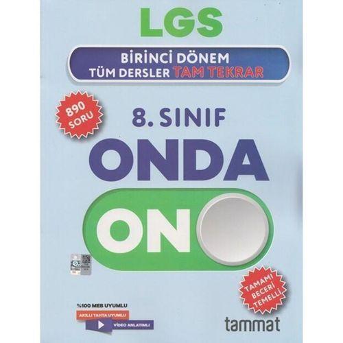 8. Sınıf LGS 1. Dönem Onda On Tüm Dersler Tam Tekrar Tammat Yayıncılık