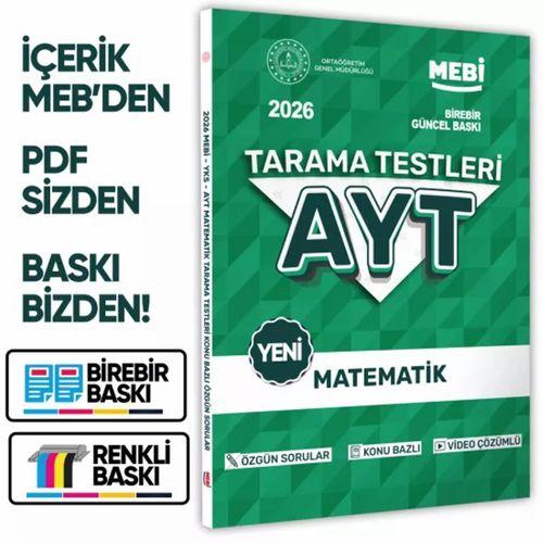 2026 YKS-AYT MEBİ-OGM 4lü Tüm Dersler Özgün Tarama Eşit Ağırlık (TM) Test Kitabı BASKI ÜCRETİ