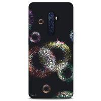 Y.Liva-2021 Özel Seri Siyah Soyut-50 Oppo Reno 2 Kılıf Silikon Kapak