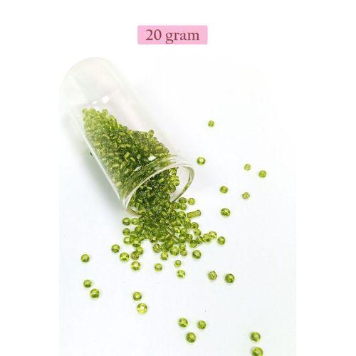 Dökme Cam Kum Boncuk (8/0) 3 mm - 4 Renk - Toplam 80 Gram - BNC422