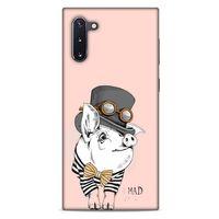 Animax Papyonlu Domuz Samsung Galaxy Note 10 Kılıf Desenli Silikon