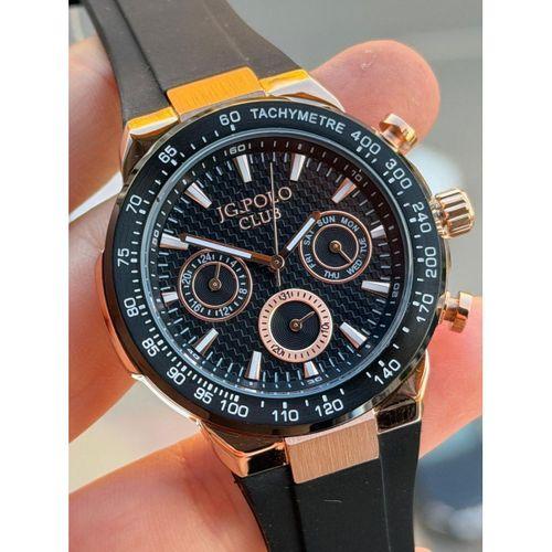 JG.Polo Club Silikon Kordon 2 Yıl Garantili 5 Atm Suya Dayanıklı Erkek Kol Saati+Bileklik SL.11908.4