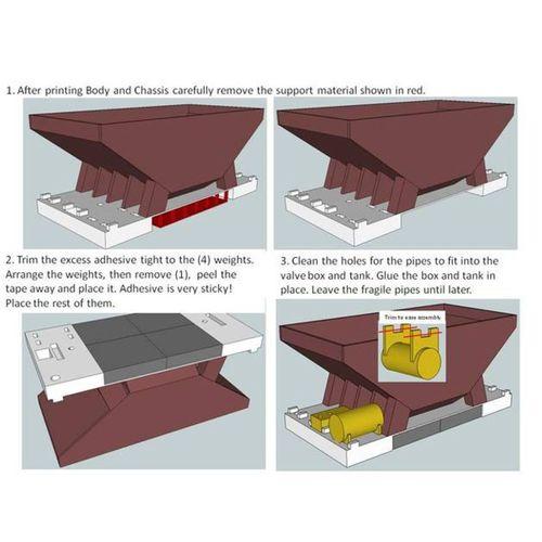 HO Ölçek Tanconite Maden Aracı (Bu ürün Sadece Plastik parçadır - Almadan Önce Soru Sorabilirsiniz)