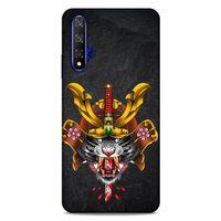 Lopard Huawei P Smart S 2020 Uyumlu Kılıf Tattoo's (37) Silicone Cover Siyah