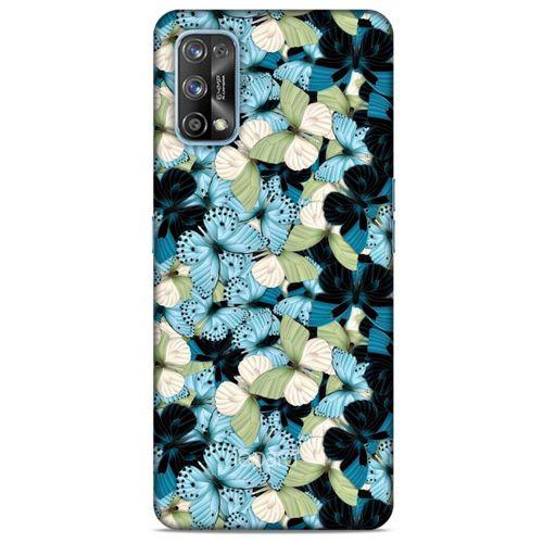 Oppo Realme 7 Pro Kılıf Kelebek Etkisi (26) Tpu Silikon Kılıf Sarı Kırmızı