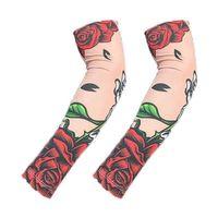 SEVGENT Giyilebilir Kol Dövmesi  Çorabı 3D Baskılı 2 Adet 006