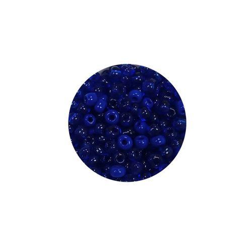 Dökme Cam Kum Boncuk (8/0) 3 mm - 20 Gram - Koyu Mavi - BNC178