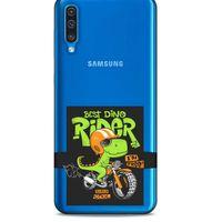 Zoologix (58) Samsung Galaxy A50 Şeffaf Kılıf Silikon Desenli