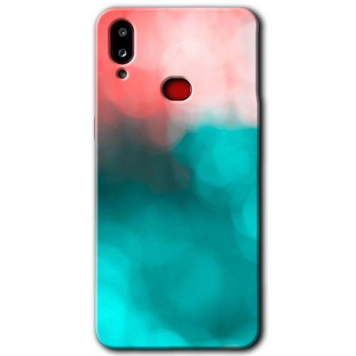 Samsung Galaxy A10s Kılıf HD Desen Baskılı Arka Kapak + Temperli Cam - Flu Işık