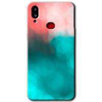 Samsung Galaxy A10s Kılıf HD Desen Baskılı Arka Kapak + Temperli Cam - Flu Işık