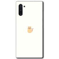 Galaxy Note 10 Kılıf HD Desen Baskılı Arka Kapak - Cat Minimalism