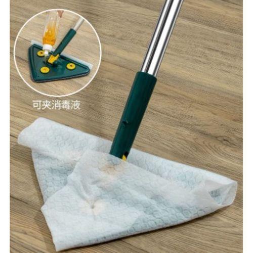 2 Bezli Üçgen Çek Çekli Mop Islak Mendil Uyumlu