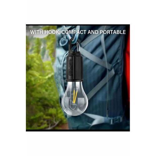 Taşınabilir Şarjlı Led Ampül Outdoor Kamp Bahçe Lambası 10w Askılı Kırılmaz Led Işık