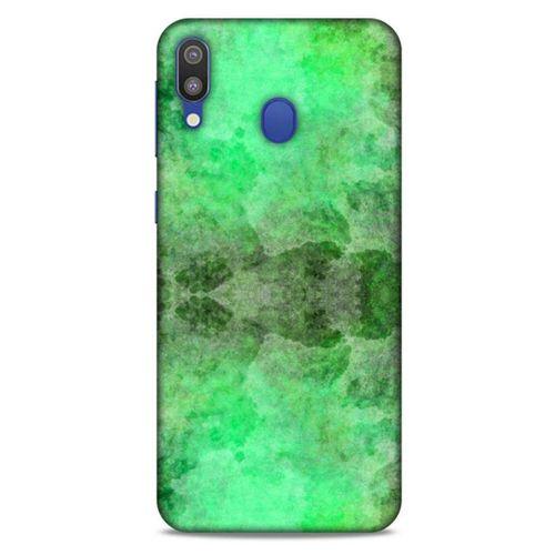 Mermer Desenli (22) Tema Tam Koruma Kılıfı Açık Yeşil Samsung Galaxy M20 Kılıf