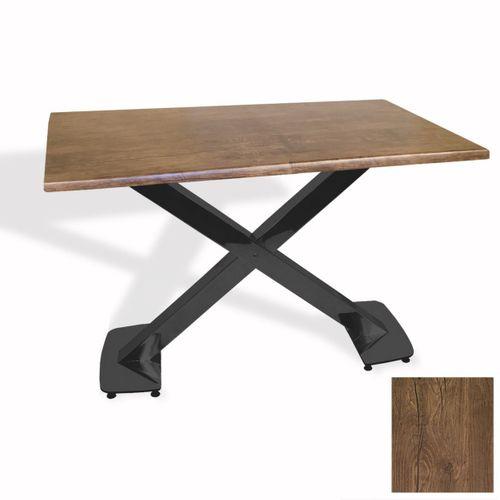 Dockers İks Masa ESB (80x120 - Werzalit, Allzalit yada Wermodin Tabla) - Rustic Dark