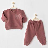 Andywawa AC26200 Casual 2'li Takım Dusty Pink