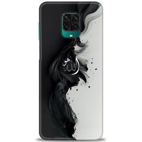 Xiaomi Redmi Note 9 Pro Kılıf HD Baskılı Kılıf - Siyah ve Beyaz + Tam Ekran Koruyucu
