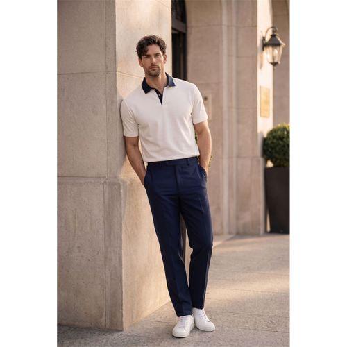 Arthur Regular Fit Nova Pike Kumaş Polo Yaka T-Shirt - Beyaz