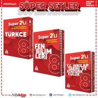 Örnek Akademi 8.Sınıf Süper İkili Türkçe Fen ve İnkılap Seti 3 Kitap