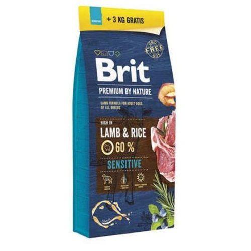 Brit Premium By Nature Hassas Sindirime Sahip Köpekler İçin, Kuzu Etli Kuru Mama 15 kg
