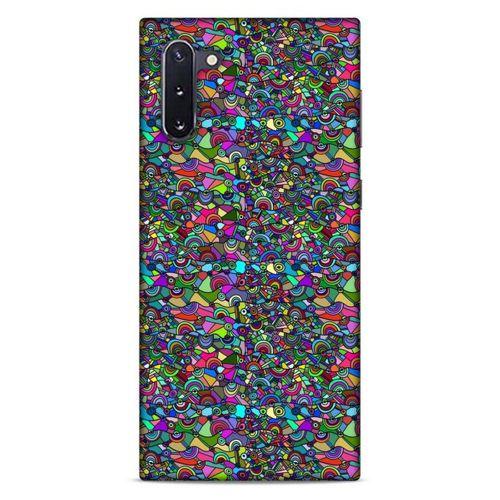 Lopard Samsung Galaxy Note 10 Uyumlu Kılıf Soyut Sanat (31) Baskılı TPU Kılıf