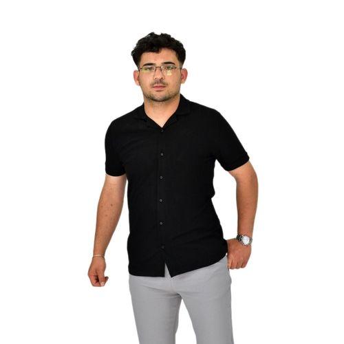 Erkek Apaçi Yaka Düğmeli Tişört 9655 BGL-ST04589