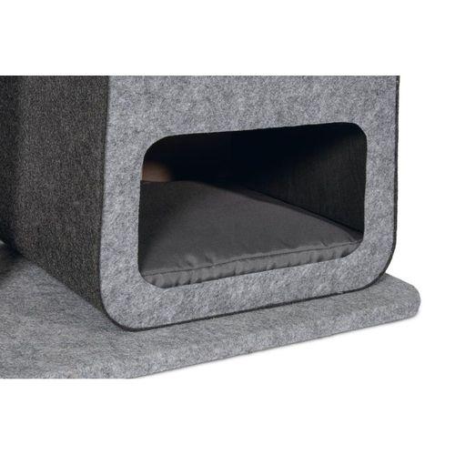 Karlıe Kedi Tırmalama+ev Flavıe Gri 60x40x77cm