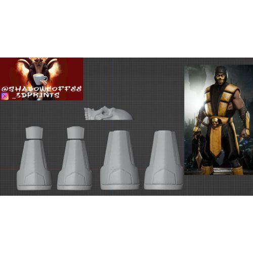 - Scorpion Bacaklar Bilekler Kafatası Cosplay (Bu ürün Sadece Plastik parçadır - Almadan Önce Soru Sorabilirsiniz)