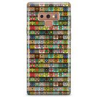 Samsung Galaxy Note 9 Kılıf Tarihi Motifler Arka Kapak Koruma Desenli Full Koruyucu