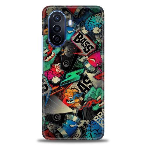 Tecno Spark 8C Kılıf HD Baskılı Kılıf - Bass + Tam Ekran Koruyucu