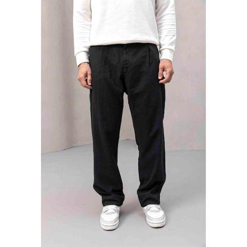 Frank Oversize Kapüşonlu Sweatshirt Polar Füme - Wilder Modal Kumaş Pantolon Siyah