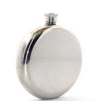 Paslanmaz Çelik Yuvarlak 8 Oz Tekli Matara Çelik Renk