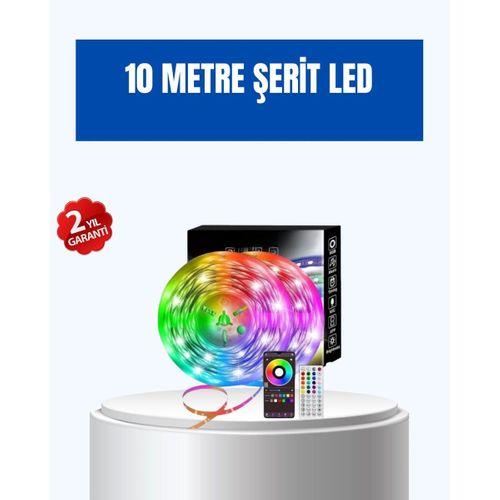 Sese Duyarlı 10m Smart Şerit Led Ios Android Kontrollü Rgb Işık
