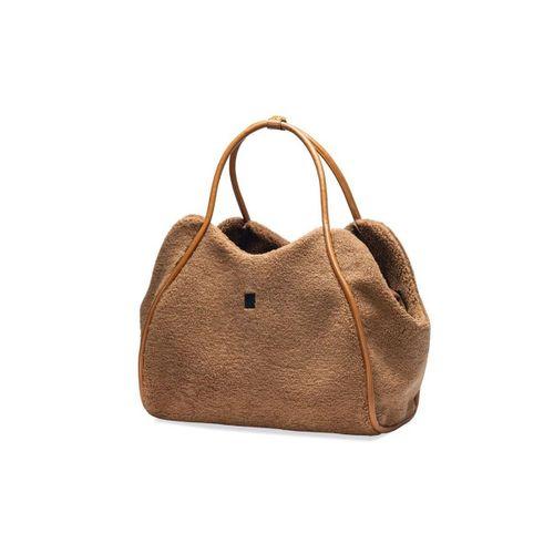 Beeztees DBL Köpek Taşıma Çantası, Yıkanabilir, 6,5Kg'ye kadar, Sütlü Kahve, 43x15x35cm