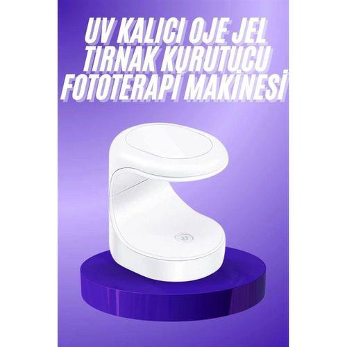 Seyehat Tipi Mini Oje Kurutucu Ultraviole Mor Işık Protez Tırnak Kurutucu