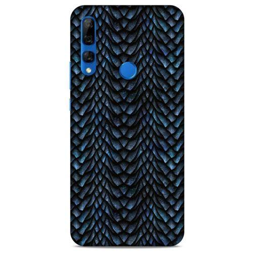 Huawei Y9 Prime 2019 Kılıf Dragons (4) Koruma Kılıfı Ejderha Skin Lacivert