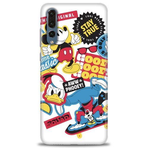 Huawei P20 Pro Kılıf HD Baskılı Kılıf - Stay True + Tam Ekran Koruyucu
