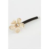 Çiçek Taşlı Klipsli Toka