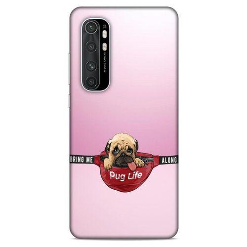 Xiaomi Mi Note 10 Lite Kılıf Köpek Kıyafetleri (5) Koruma Kabı Yavru Pug Çanta