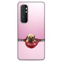 Xiaomi Mi Note 10 Lite Kılıf Köpek Kıyafetleri (5) Koruma Kabı Yavru Pug Çanta