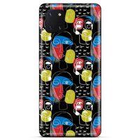 Lopard Huawei Y5P Uyumlu Kılıf Sürreal Yüzler ♀ (8) Baskılı Kılıf Desenli