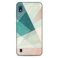 Samsung Galaxy A10 Kılıf Pastel Renkler (24) Darbe Emici Kılıf Yeşil Beyaz