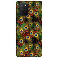 Samsung Galaxy S10 Lite Kılıf Desenli Özel Seri Tüyler (12) Koruyucu Silikon