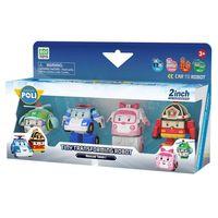 Robocar Poli Mini Transforming Kasabanın Kurtarma Araçları 4'lü S