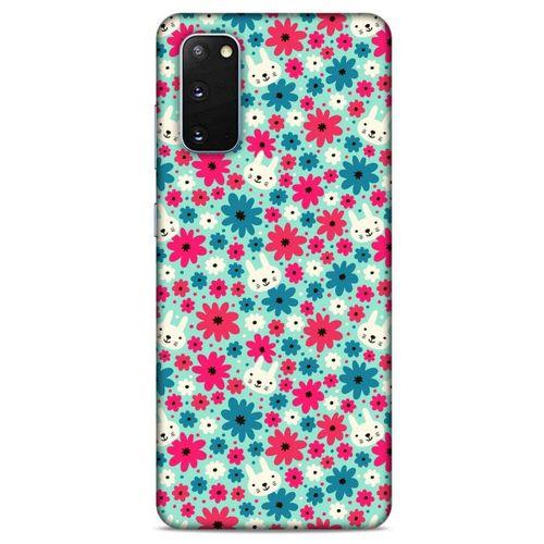 Lopard Samsung Galaxy S20 Uyumlu Kılıf Kediler (3) Kapak Çiçek ve Kedi